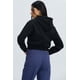 thumbnail image 3 of Polerón Mujer Medio Zipper Crop Negro, 3 of 4