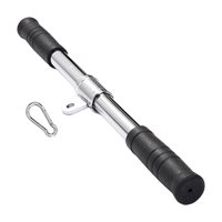 Magideal - Lat Pull Down Bar Cable Machine Attachment Fitness Straight Bar Con De Goma Para Gimnasio En Hogar Fitness Muscle Building Strength Workout