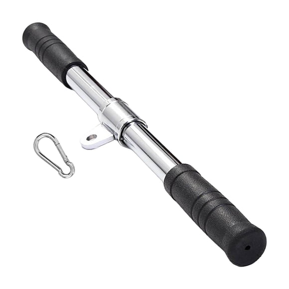 LAT Pull Down Bar Cable Machine Attachment Fitness Straight Bar con de goma para gimnasio en hogar Fitness Muscle Building Strength Workout