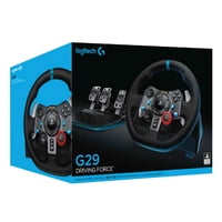 Logitech - Volante Gamer Con Pedales Usb Ps Y Pc Negro G929