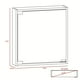 thumbnail image 3 of Mueble Botiquin De Baño Con Espejo 53x50x12.5 Cm Café Oscuro, 3 of 3