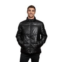 Todopiel - Chaqueta Puffa Chg75 Ecocuero Negro