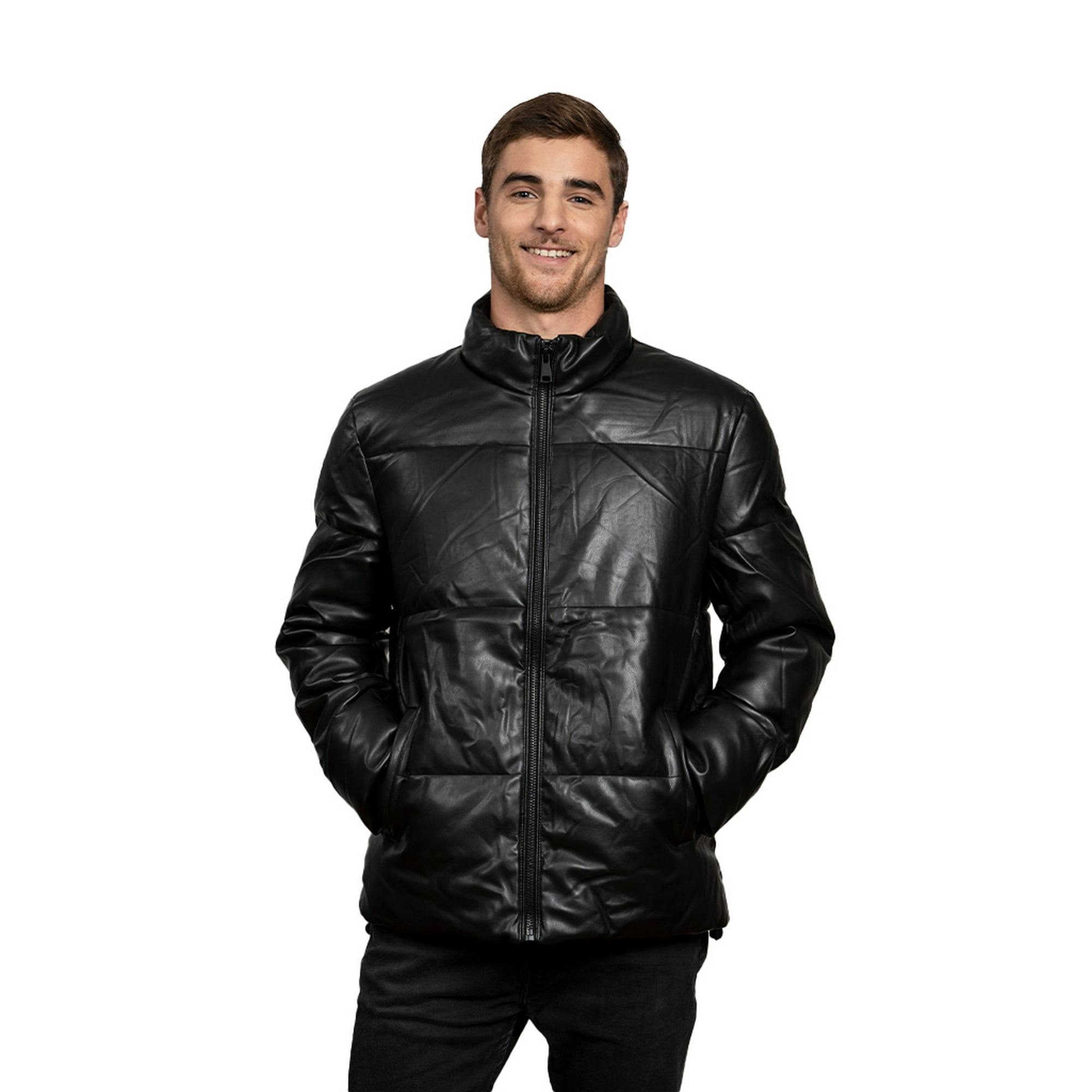 Todopiel - Chaqueta Puffa Chg75 Ecocuero Negro