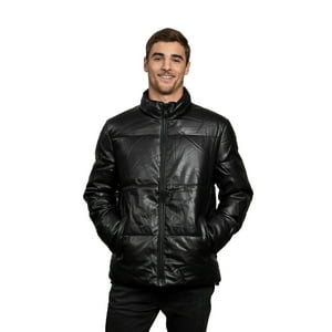 Todopiel - Chaqueta Puffa Chg75 Ecocuero Negro