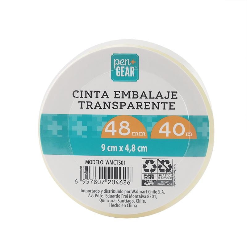 Cinta Embalaje Transparente Pen&Gear