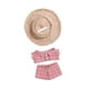 thumbnail image 2 of Ropa De Muñeca De Peluche, Pantalones Para Niñas Pequeñas, Juguete De Muñeca DIY, Atuendo Para Muñeca De 17 Cm, Blusas, Pantalones, Sombrero, 2 of 3