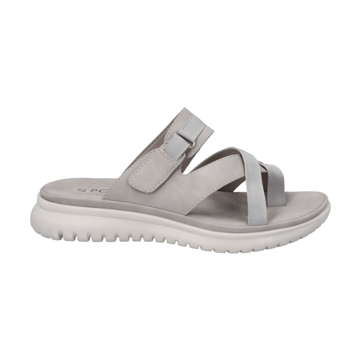 Sandalia Mujer Gris Valentina Police