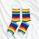 thumbnail image 1 of suxuMhao Calcetines a Media Pantorrilla, 3 Pares de Calcetines a Media Pantorrilla, Calcetines a Media Pantorrilla, Calcetines a Media Pantorrilla con Rayas, Calcetines a Rayas, Calcetines, 1 of 2