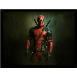 Genérico - Cuadro Decorativo Deadpool 1 Medidas 30X40 Cm