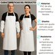 thumbnail image 4 of Coleto Blanco Doble Faz 100% Pvc Pechera, 4 of 6
