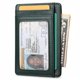 thumbnail image 2 of Billetera Buffway Alaska Verde Slim de Cuero con Bloqueo RFID, 2 of 8