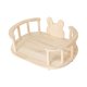 thumbnail image 5 of Cama De Madera Para Conejos, Estable, 2 En 1, Cama Nido De Madera Para Mascotas, Para Conejillos De Indias, Gatitos, Ovalada, 5 of 5