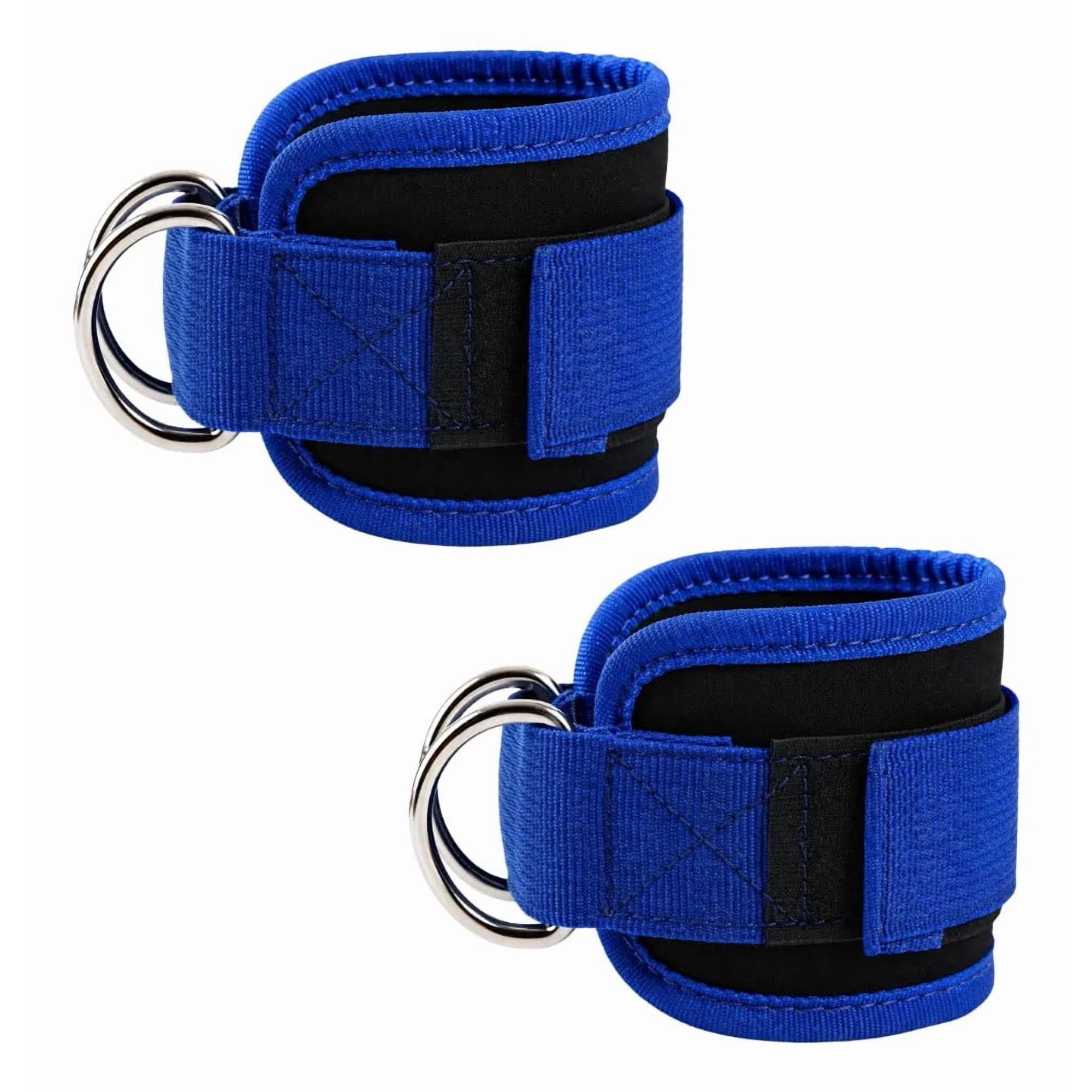 Linea Sport - Par Correa Tobillera Ajustable Para Polea Bandas Con Argolla