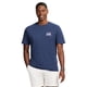 thumbnail image 1 of Camiseta IZOD Saltwater con estampado de manga corta para hombre, azul medieval, 1 of 6