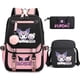 thumbnail image 1 of 3pcs Kuromi Backpacks Patchwork Capacity Women Men Travel Mochilas With Shoulder Bags Ins Laptop Teens School Bags, 1 of 3