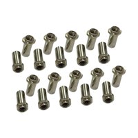 Magideal - Tornillos De Montaje De Tambor De 20 Piezas Piezas De Repuesto De Tuercas Fáciles De Usar Reparación De Herramientas Múltiples Reemplaza El Accesorio Cuadrado Texturizado