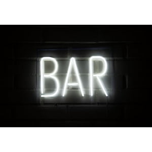 Genérico - Letrero Estilo Neón Forma Bar Con Usb
