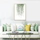 thumbnail image 2 of ART ZONE - Póster con impresión artística en lienzo de hojas de plantas tropicales, cuadros de pared de plantas verdes nórdicas, pintura grande para habitación infantil, sin marco, 2 of 5