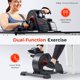 thumbnail image 2 of Mini bicicleta Sunny Health & Fitness de doble función con Bluetooth, 2 of 6