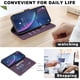 thumbnail image 5 of Funda Billetera para Xiaomi Redmi A7 Pro Protección RFID y Soporte Ajustable Morado, 5 of 6