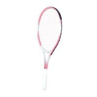 Magideal - Raqueta De Tenis, Equipo De Tenis, Marco De Aleación De Aluminio Portátil, Cuerdas De Nailon, Raqueta De Tenis Para Entrenamiento Recreativo De Verano Rosa Blanco