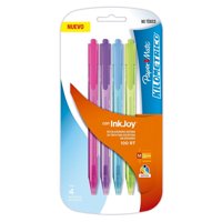 Pack De Bolígrafos 1 Mm Punta Fina / 4 Colores 1 Un Paper Mate