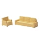thumbnail image 1 of 2 Piezas De Resina De Simulación De Sofá De Casa De Muñecas Para Casa De Muñecas 1/64 DIY Modelo Decoración Beige, 1 of 5
