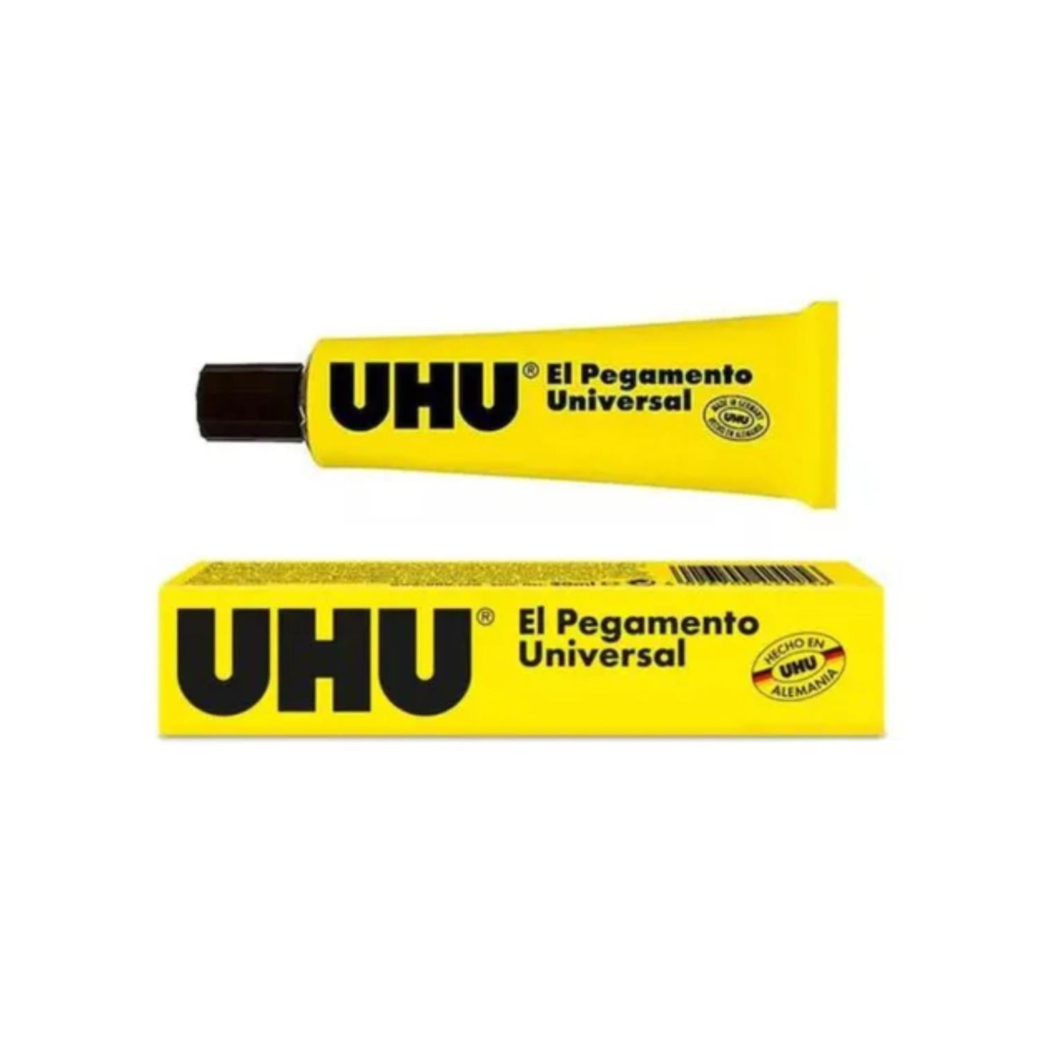 Uhu Pegamento Universal 125ml. Pega Todo Amarillo