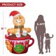 thumbnail image 4 of Inflable ZPISF Hombre de Jengibre de 1,8 m para Navidad, 4 of 8