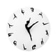 thumbnail image 4 of Relojes de pared de baile de yoga Reloj creativo Decoración para el hogar Tiempo record Yoga, 4 of 5
