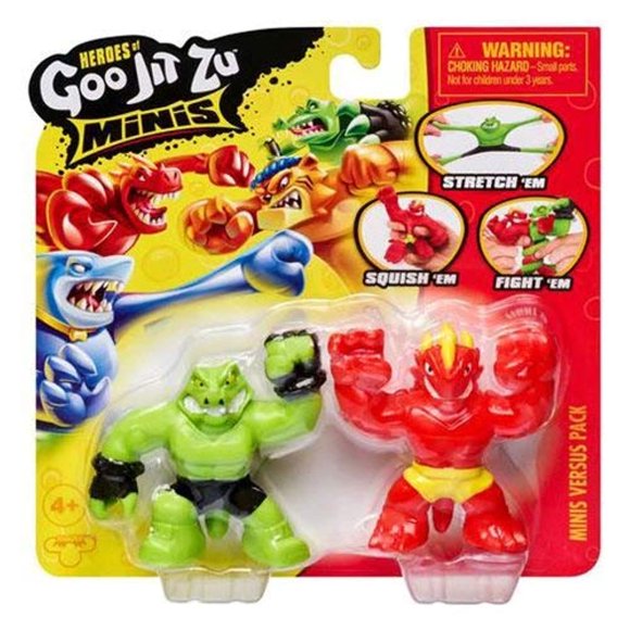Figuras de Acción Mini Héroes de Goo Jit Zu Pack Versus
