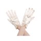 thumbnail image 1 of INSPIRE CHIC Guantes de Mujer de Satén con Decoración de Perlas, Guantes Cortos de Longitud de Muñeca para Boda Elegante en Champán, 1 of 6