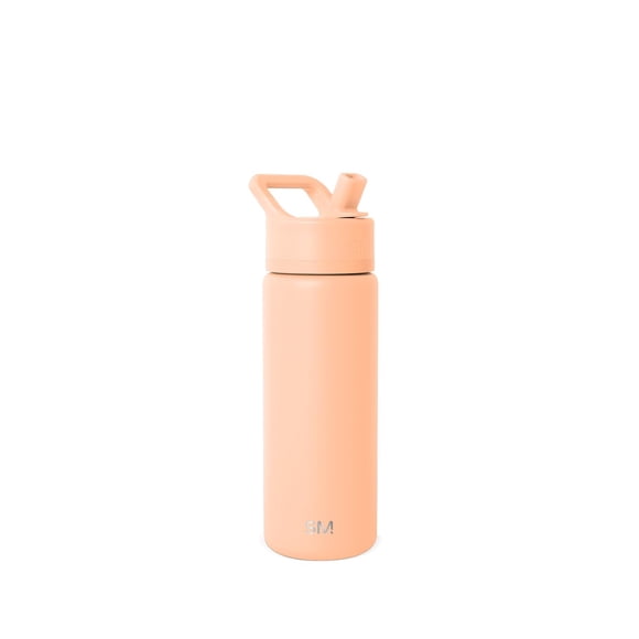 Botella de agua Simple Modern Kids Summit de 18 oz con tapa y popote