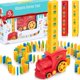 thumbnail image 1 of Juguete Montessori Domino Train Atlasonix Dominos Rally para niños de 3 a 8 años, 1 of 8