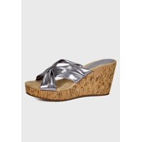 Eda Manzini - Sandalia Iballa Plateado