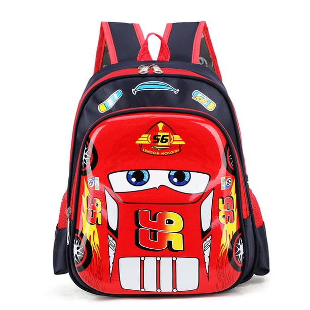 NEW Disney boys car Cartoon boys bag frozen School children kindergarten backpack boy book bag 1-6 years old