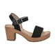 thumbnail image 1 of Sandalia Mujer  Negro Trixie 2 Police, 1 of 5
