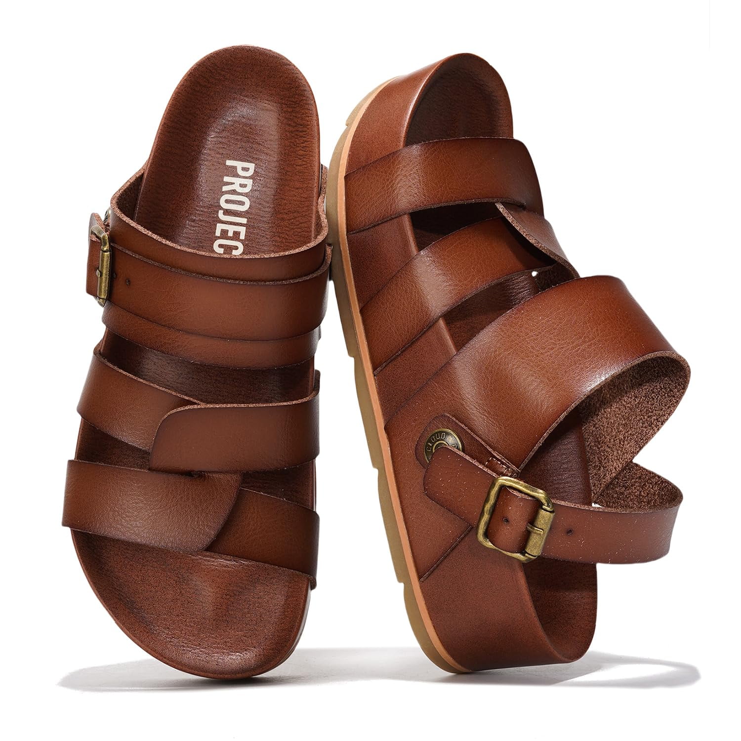 Sandalias De Cuña Para Mujer Project Cloud Con Memory Foam Y Suela Antideslizante