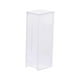 thumbnail image 3 of Cubierta para caja de pañuelos montada en la pared, soporte para pañuelos portátil, servilletero, dispensador de basura para baño, caja de pañuelos , Claro 21x58x78cm, 3 of 5