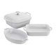 thumbnail image 1 of Juego de 4 piezas de cazuelas STAUB de loza blanca, 1 of 7
