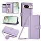 thumbnail image 1 of Funda Cartera para Google Pixel 8 con Bolsillo para Billetes, Morado Claro, 1 of 6