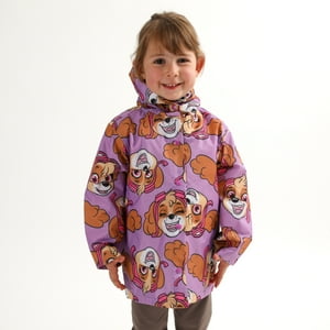 Chaqueta Impermeable Niña Full Sky Faces Lila Paw Patrol