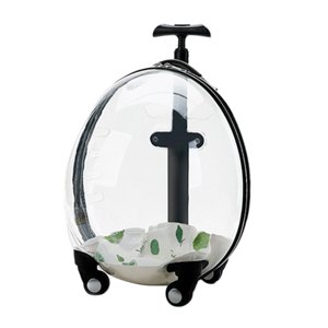 Ioensy - Maleta Con Ruedas Para Transportar Gatos, Maleta Con Ventilación Y Transpirable Para Caminar