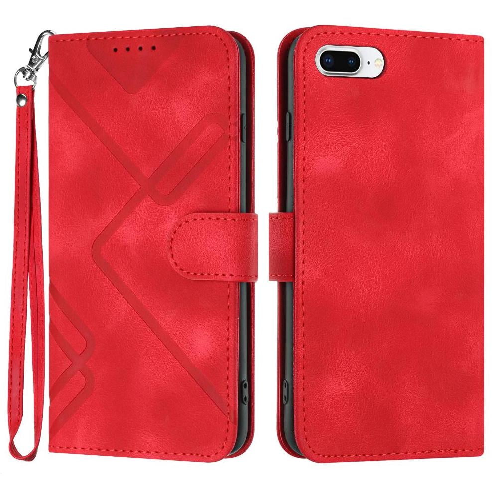 Funda Foxdock Para Iphone 7 Plus/8 Plus – Tipo Libro Con Soporte, Billetera, Correa Y Diseño Elegante