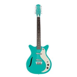 Guitarra Eléctrica Danelectro Vtg 12 Cuerdas - Dark Aqua