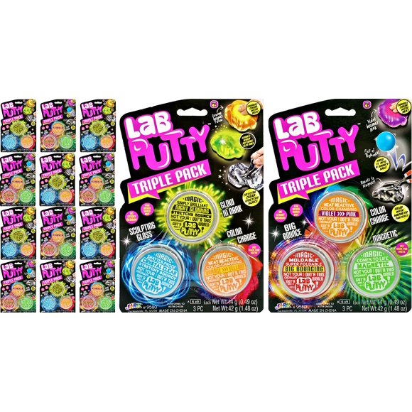 Masilla Lab JA‑RU Pack de 12 (36 unidades surtidas)