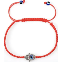 Genérico - Pulsera Roja Ojo Turco Mano Fátima Protección
