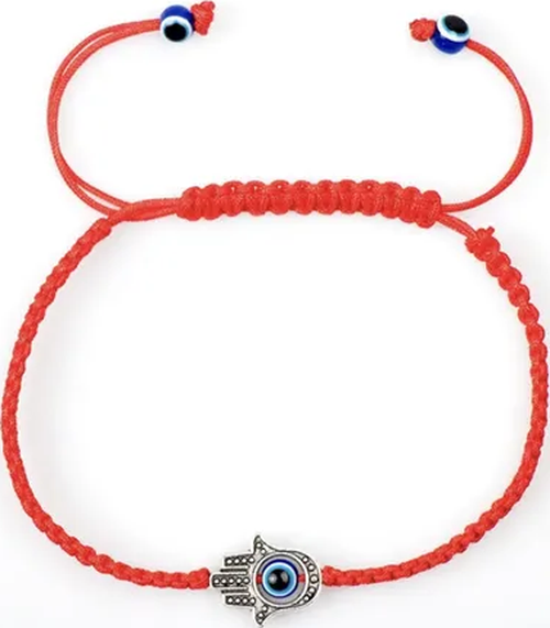 Genérico - Pulsera Roja Ojo Turco Mano Fátima Protección