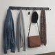 thumbnail image 4 of Perchero De Pared Metal Color Negro 6 Ganchos Doble Multiuso, 4 of 6