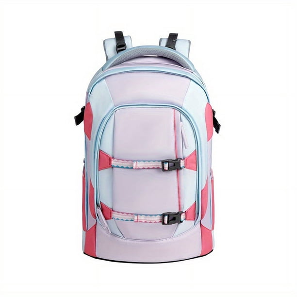 Materns Schoolbag Female Large Capacity Load Reduction Backbone Protection Male Super Lightweight High School Student Backpack For Children